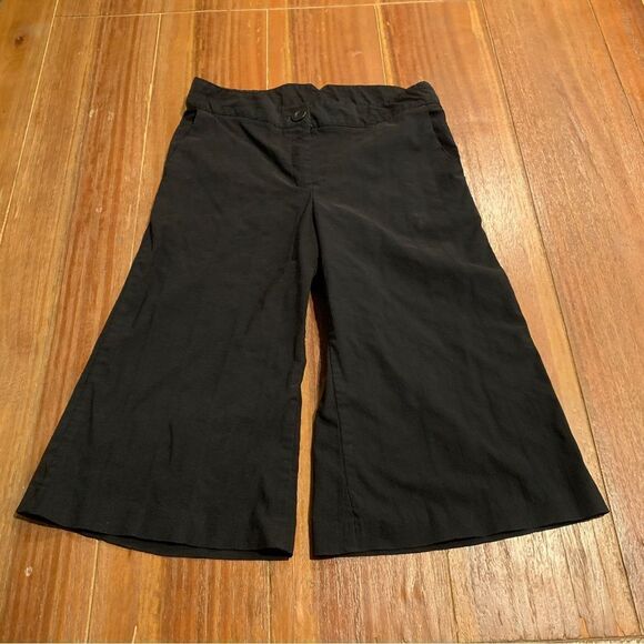 A-List by Wrapper Junior Women’s Black Long Flare Shorts 5 - Picture 1 of 7